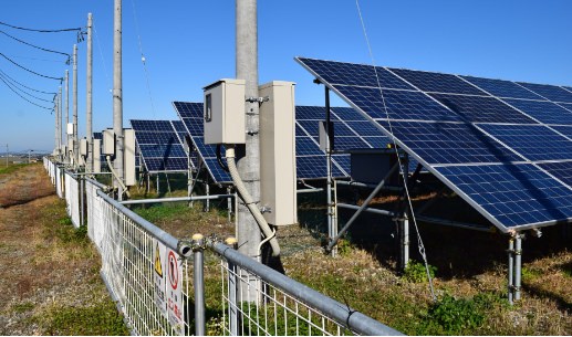 太陽光パネルエリアの監視