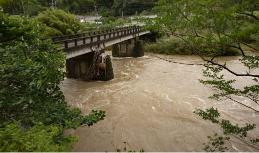 河川の水位、土砂・崖崩れの監視